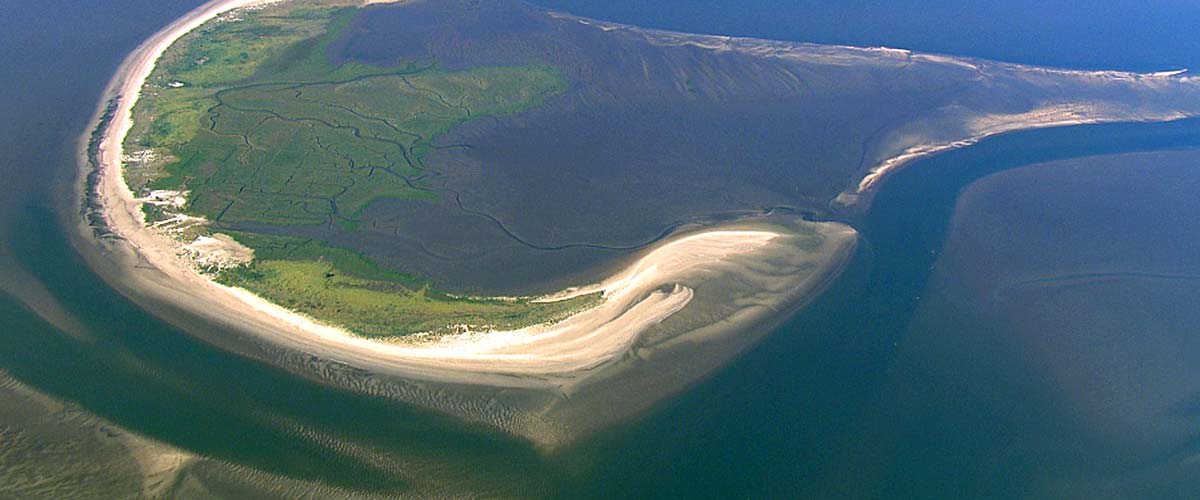 Die Nordsee von oben